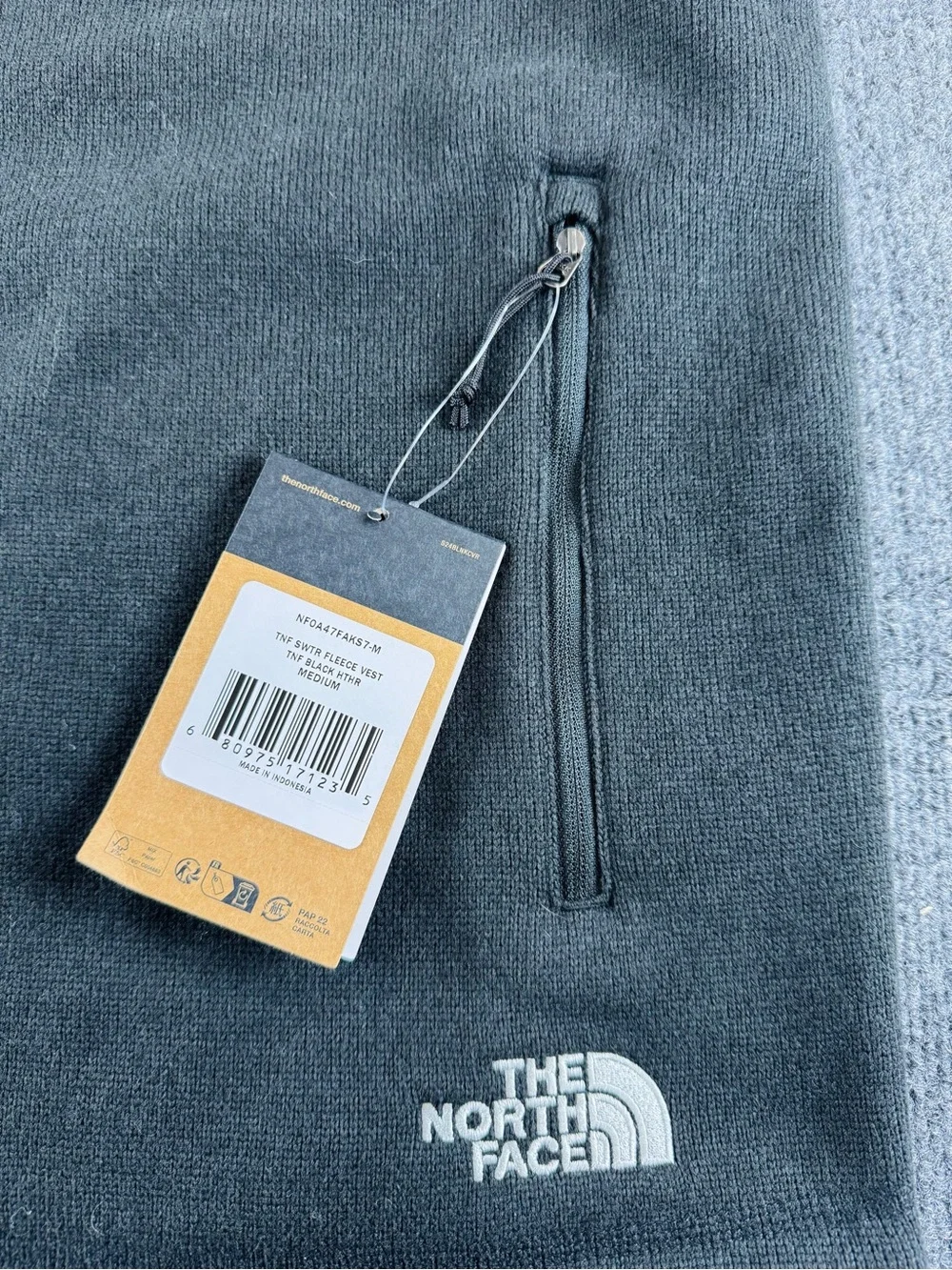 NWT The North Face Men’s Fleece Sweater Vest